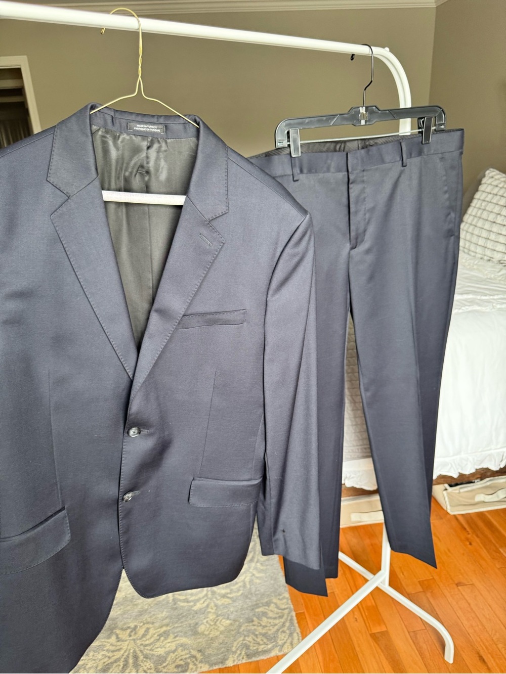 Express Men's Black Two-Piece Suit Jacket & Pants